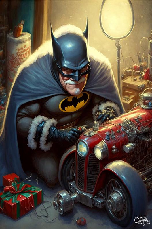 Mark Watts AI / Batman as Santa Claus