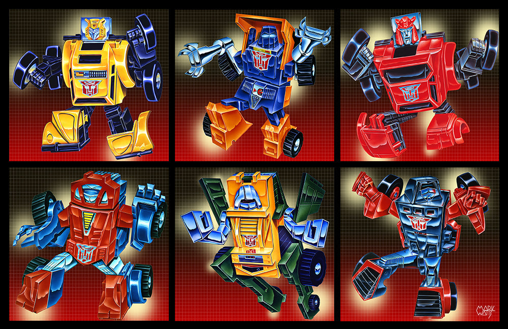 1st G1 Transformers Set produced : By Artist Mark Watts