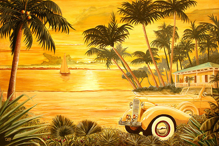 Tropical Getaway Art: By Artist Mark Watts